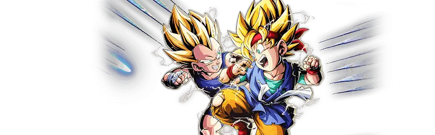 Son Goku Jr Super Saiyan 
& Vegeta Jr Super Saiyan