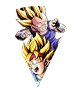 Son Goku Jr Super Saiyan 
& Vegeta Jr Super Saiyan