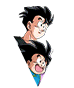 Son Gohan (jeune) & Son Goten (petit)