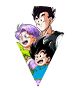Son Gohan (jeune) & Son Goten (petit) & Trunks (petit)