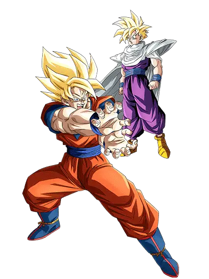 Son Goku Super Saiyan/Son Gohan Super Saiyan (enfant)