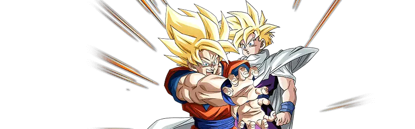 Son Goku Super Saiyan/Son Gohan Super Saiyan (enfant)