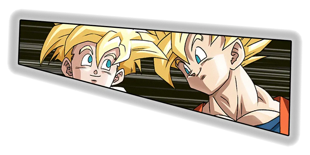 Son Goku Super Saiyan & Son Gohan Super Saiyan (enfant)