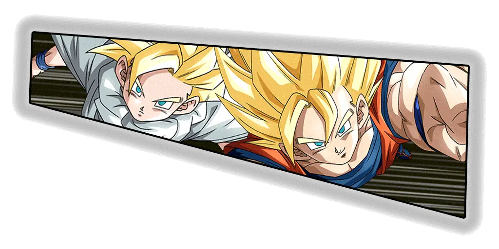 Son Goku Super Saiyan & Son Gohan Super Saiyan (enfant)