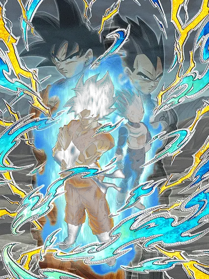 Son Goku Super Saiyan divin SS 
/Vegeta Super Saiyan divin SS