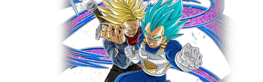 Vegeta Super Saiyan divin SS 
& Trunks Super Saiyan (futur)