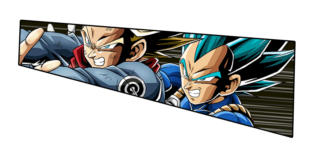 Vegeta Super Saiyan divin SS
& Trunks Super Saiyan (futur)