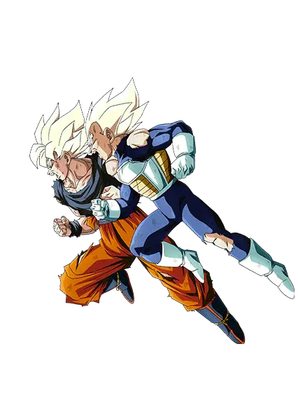 Son Goku Super Saiyan & Vegeta Super Saiyan