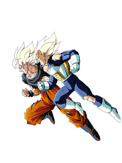 Son Goku Super Saiyan & Vegeta Super Saiyan