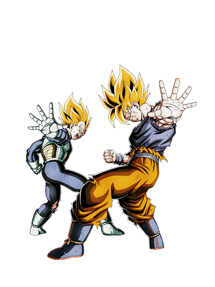 Son Goku Super Saiyan & Vegeta Super Saiyan