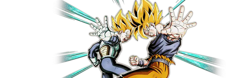 Son Goku Super Saiyan & Vegeta Super Saiyan
