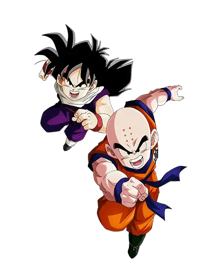 Krillin & Son Gohan (enfant)