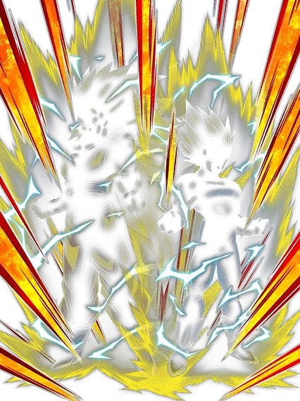 Son Goku Super Saiyan 3 & Vegeta Super Saiyan 2