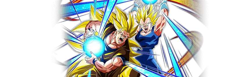 Son Goku Super Saiyan 3 & Vegeta Super Saiyan 2