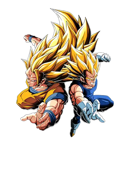 Son Goku Super Saiyan 3 & Vegeta Super Saiyan 2