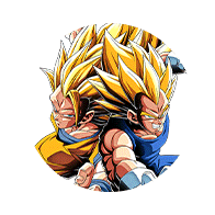 Son Goku Super Saiyan 3 & Vegeta Super Saiyan 2