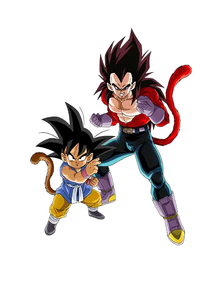 Son Goku (GT) & Vegeta Super Saiyan 4