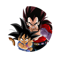 Son Goku (GT) & Vegeta Super Saiyan 4