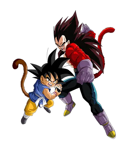 Son Goku (GT) & Vegeta Super Saiyan 4