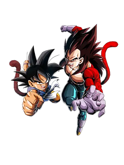 Son Goku (GT) & Vegeta Super Saiyan 4