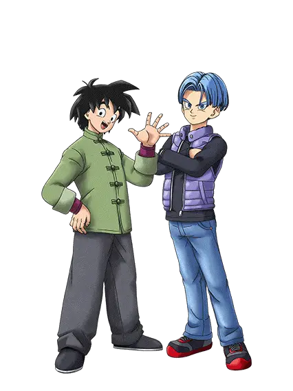 Trunks (jeune) & Son Goten (jeune)