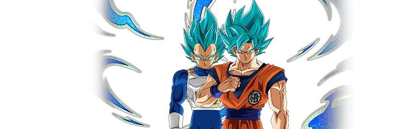 Son Goku Super Saiyan divin SS 
& Vegeta Super Saiyan divin SS