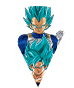 Son Goku Super Saiyan divin SS
& Vegeta Super Saiyan divin SS