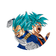 Son Goku Super Saiyan divin SS 
& Vegeta Super Saiyan divin SS