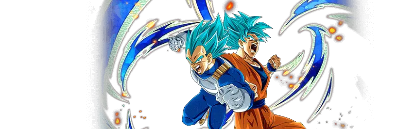 Son Goku Super Saiyan divin SS 
& Vegeta Super Saiyan divin SS