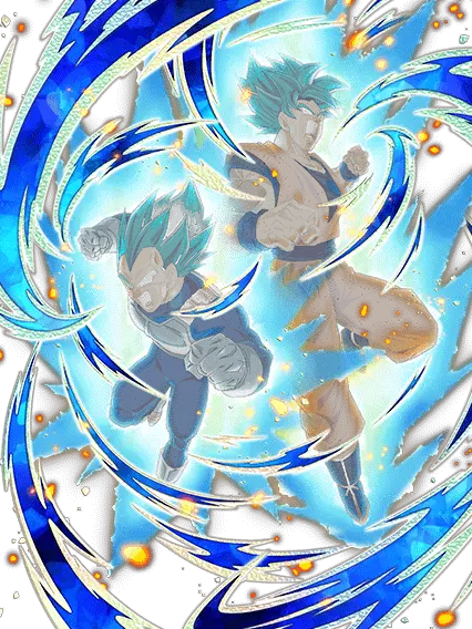 Son Goku Super Saiyan divin SS 
& Vegeta Super Saiyan divin SS