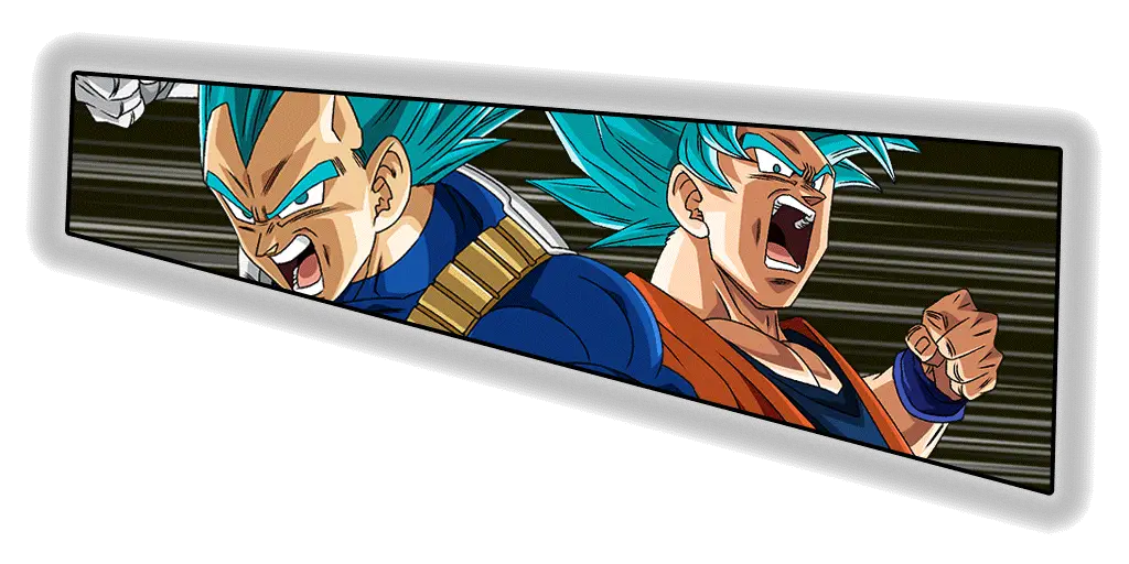 Son Goku Super Saiyan divin SS 
& Vegeta Super Saiyan divin SS