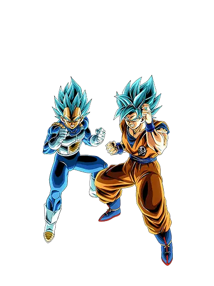 Son Goku Super Saiyan divin SS 
& Vegeta Super Saiyan divin SS