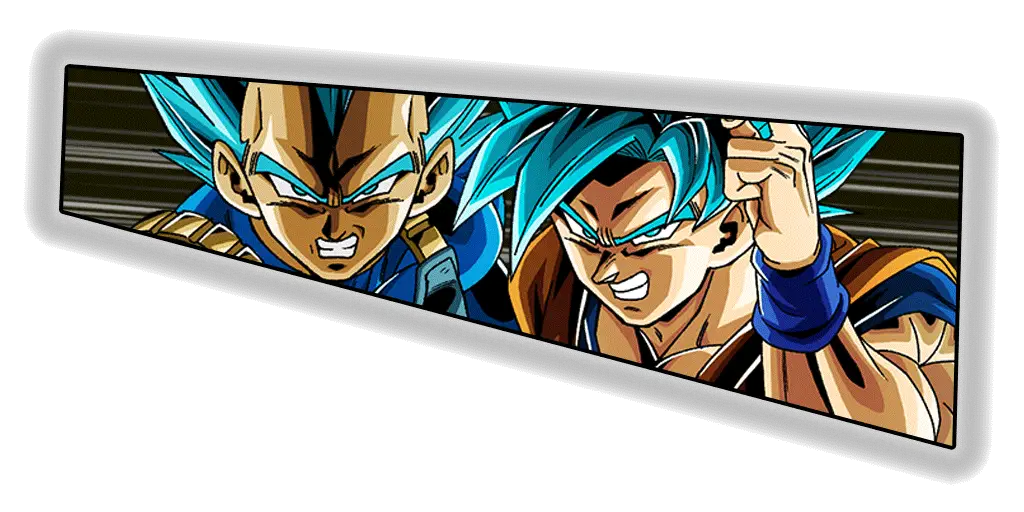 Son Goku Super Saiyan divin SS 
& Vegeta Super Saiyan divin SS