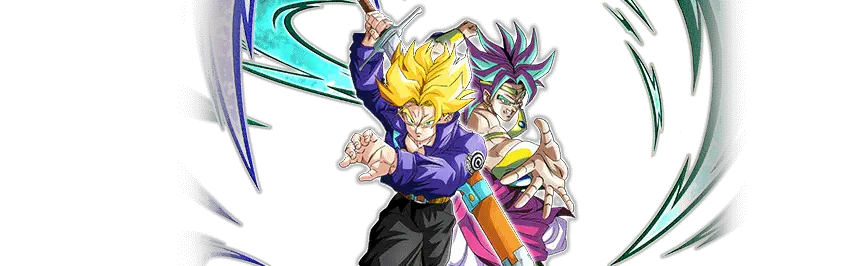 Trunks Super Saiyan (jeune) & Broly Super Saiyan