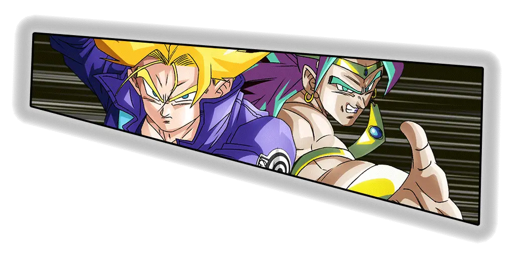 Trunks Super Saiyan (jeune) & Broly Super Saiyan