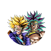 Trunks Super Saiyan (jeune) & Broly Super Saiyan