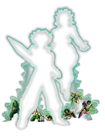 Trunks Super Saiyan (jeune) & Broly Super Saiyan