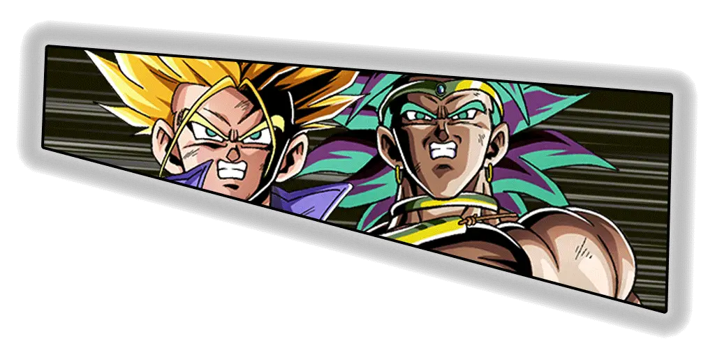 Trunks Super Saiyan (jeune) & Broly Super Saiyan