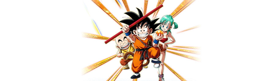 Son Goku (enfant) & Krillin (enfant) & Bulma (enfant)