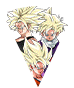 Son Goku Super Saiyan & Son Gohan Super Saiyan (enfant) & 
Trunks Super Saiyan (jeune)