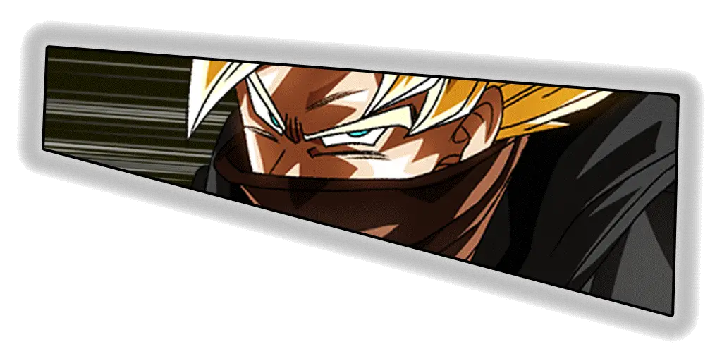 Combattant vêtu de noir (Super Saiyan)
(renforcé par les boules de cristal sombres)