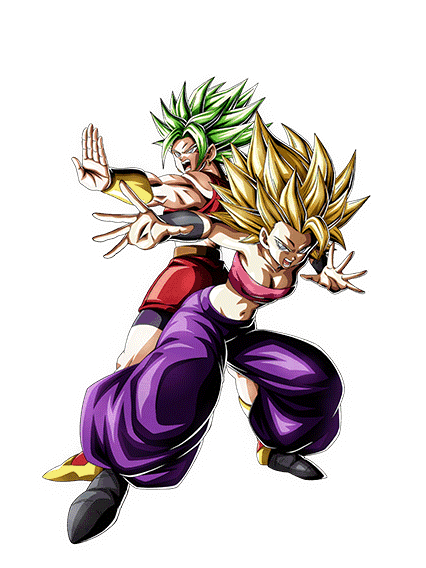 Caulifla Super Saiyan 2 + Kale Super Saiyan 2