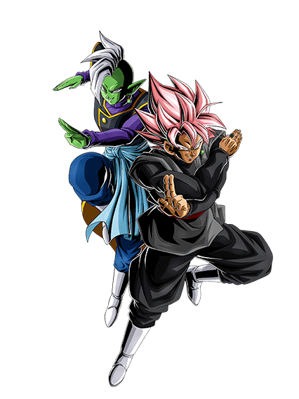 Goku Black (Super Saiyan Rosé) + Zamasu