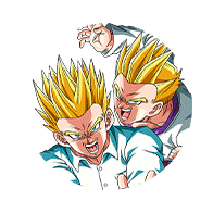 Son Gohan SS possédé (GT) & Son Goten SS possédé (GT)