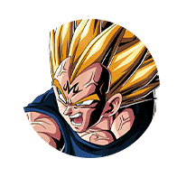 Majin Vegeta + Son Goku Super Saiyan 2 (ange)