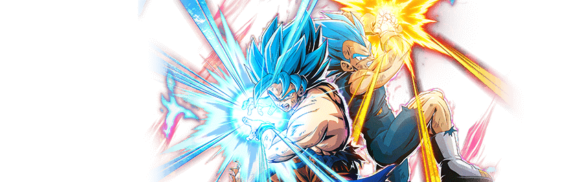 Son Goku Super Saiyan divin SS &
Vegeta Super Saiyan divin SS