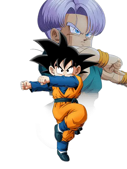 Son Goten (petit) + Trunks (petit)