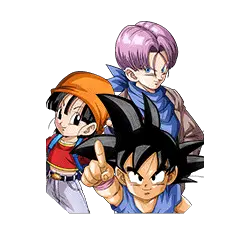 Son Goku (GT) & Pan (GT) & Trunks (GT)