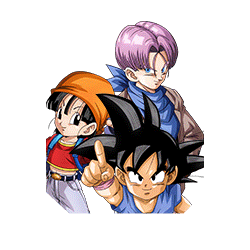 Son Goku (GT) & Pan (GT) & Trunks (GT)
