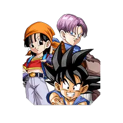 Son Goku (GT) & Pan (GT) & Trunks (GT)